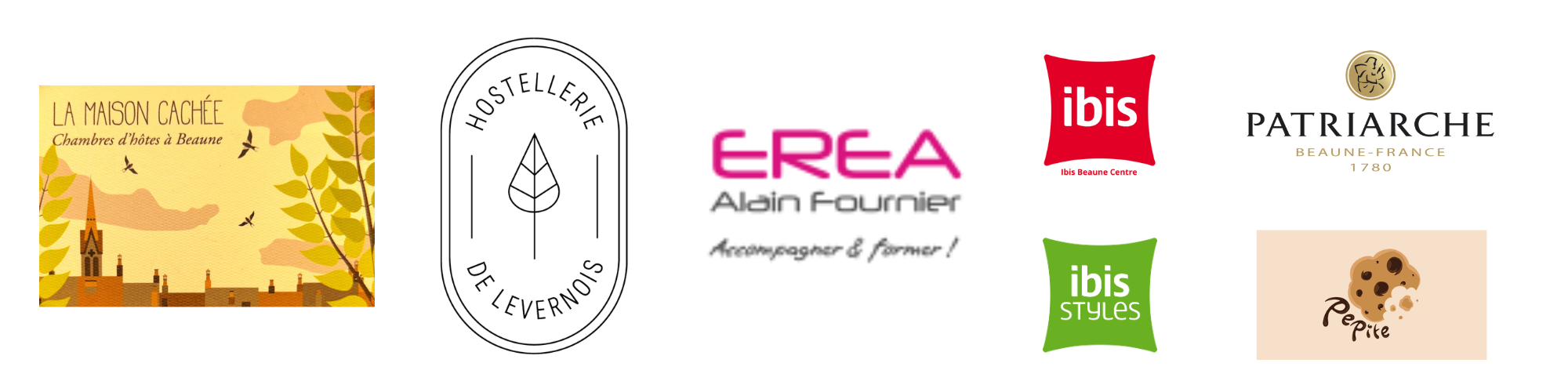Logo des partenaires d'accueil et d'hospitalité